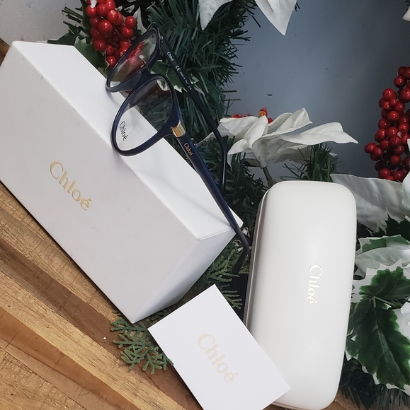 Authentic Chloe eyeglasses Navy Blue - Picture 7 of 9